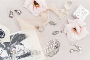Wedding gift preparation for the bride by maid of honor