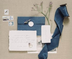 Elegant eco-wedding invitation suite