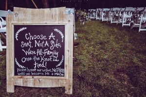 Unique country side wedding theme picture