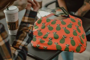 DTF printed cotton tote bag