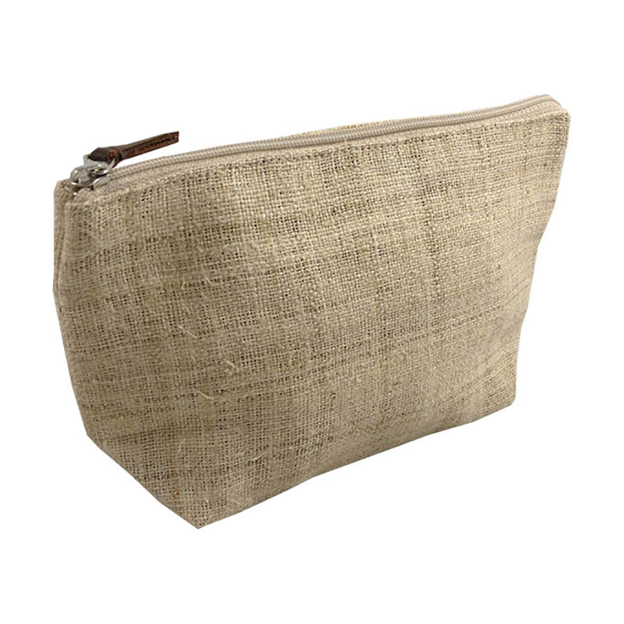 Hemp cosmetic bag for spa sets and cosmetic packaging