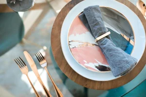 Modern napkin ring design