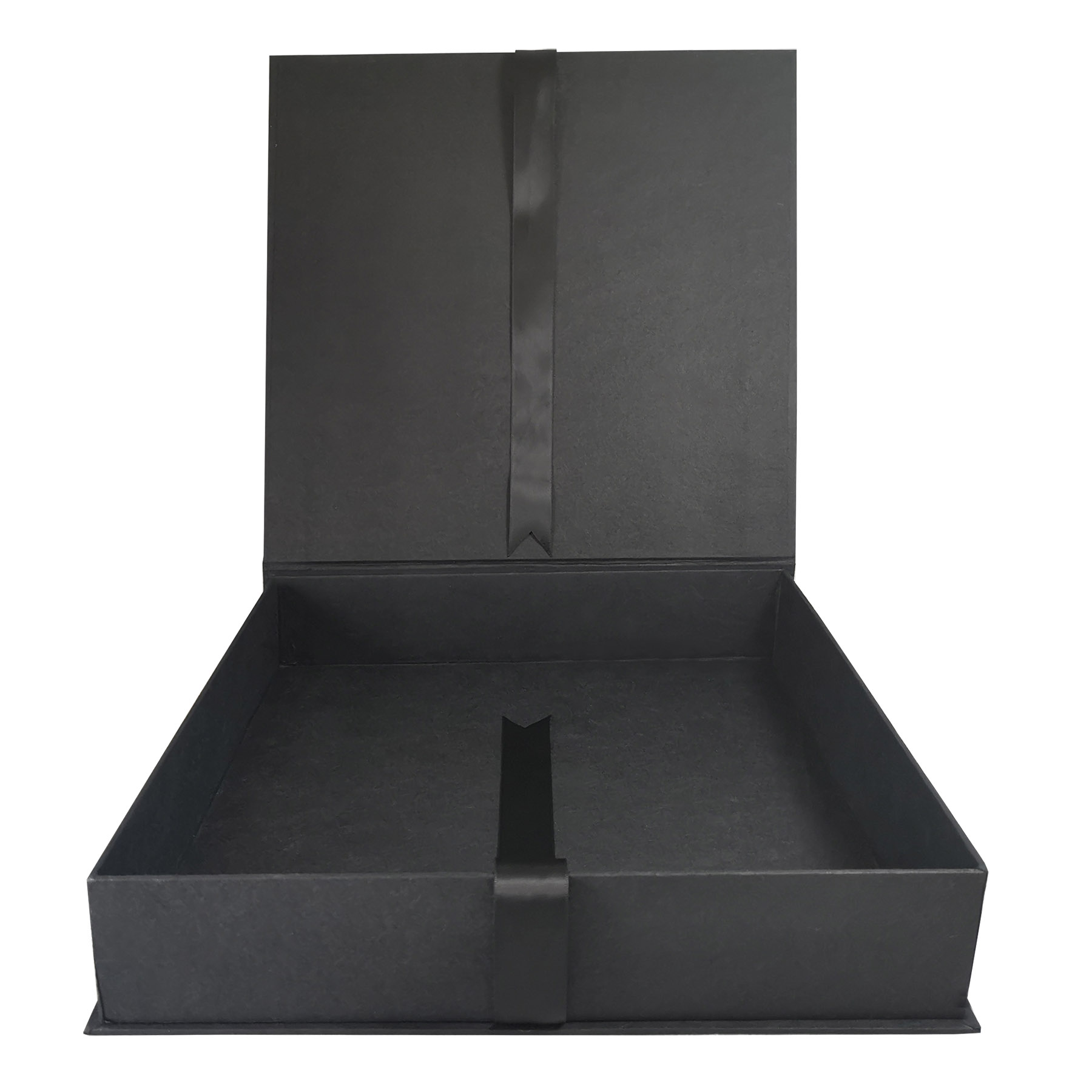 Black mulberry paper box Large black mulberry paper box custom design from 2025