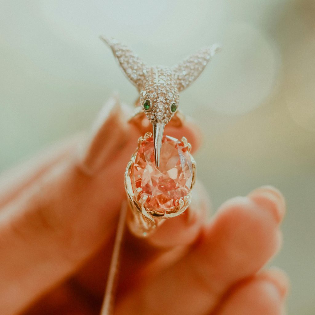 Zirconia Brooches