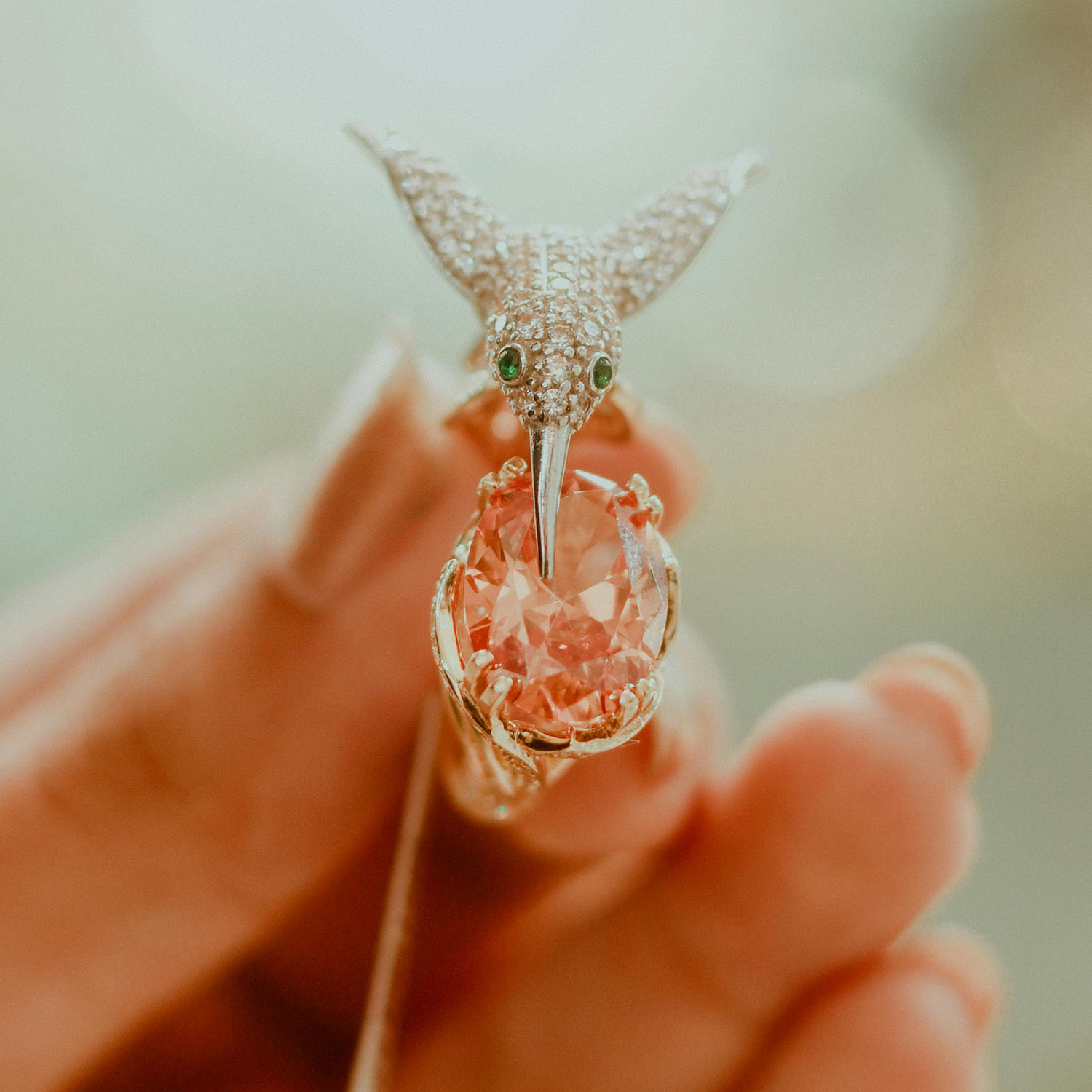 Zirconia Brooches