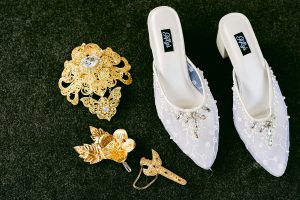 Wedding brooch for the bride