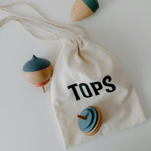 Custom Fabric Drawstring Bags with Logo