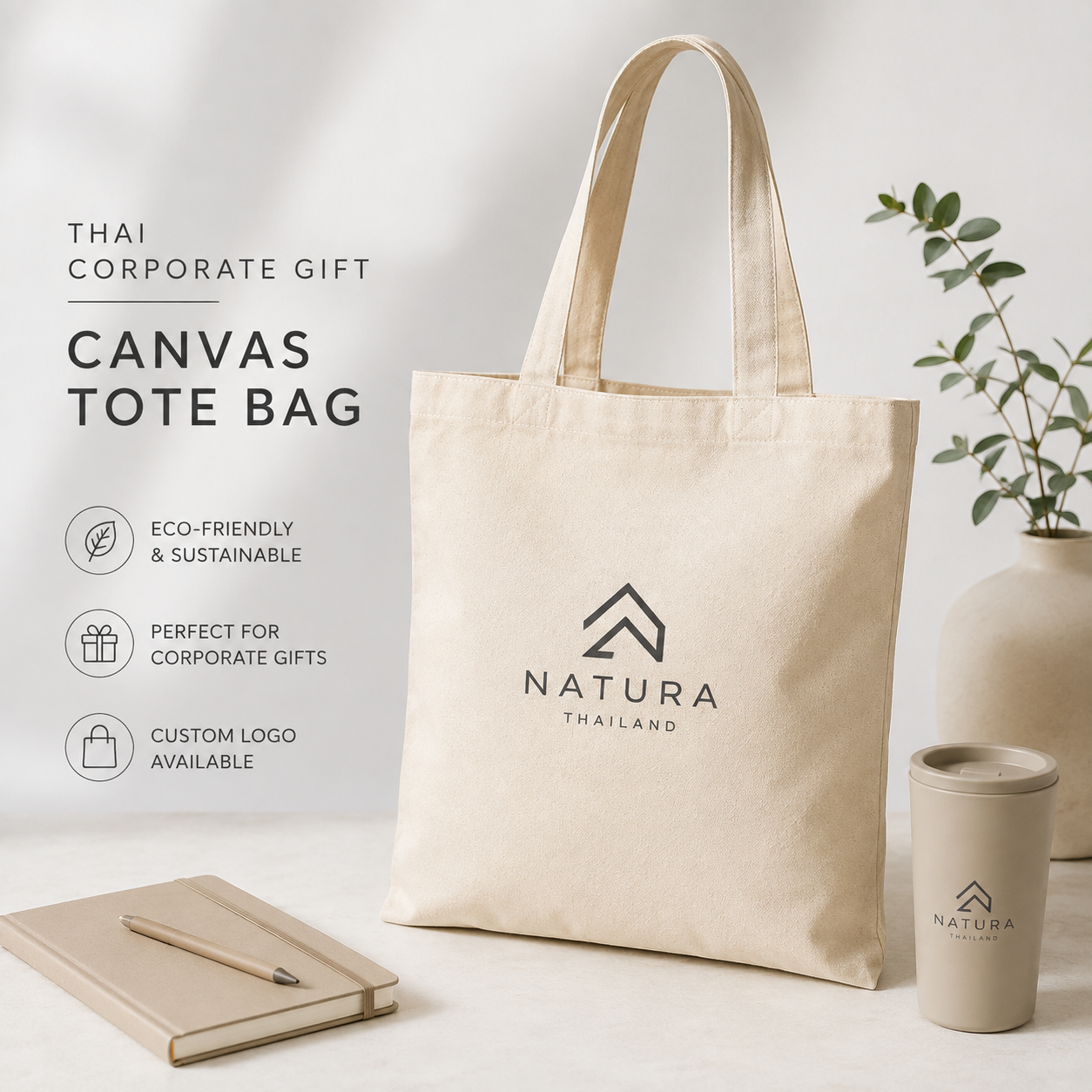 thai custom tote bag corporate gift