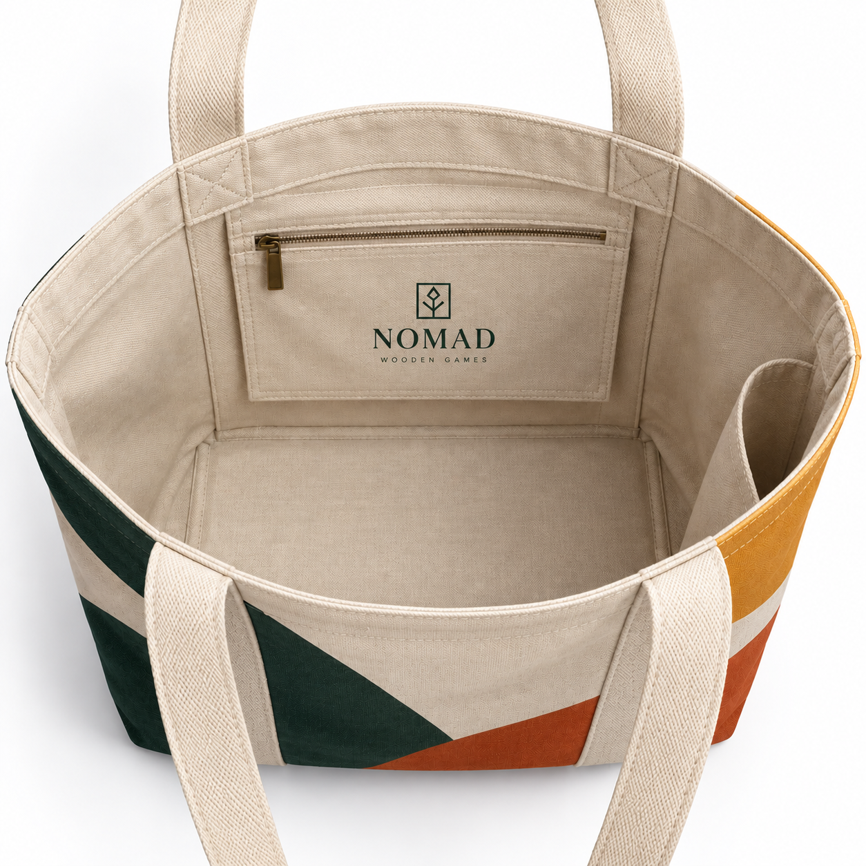 custom designed bag for wooden game brand